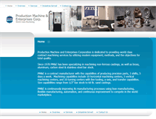 Tablet Screenshot of productionmachine.net